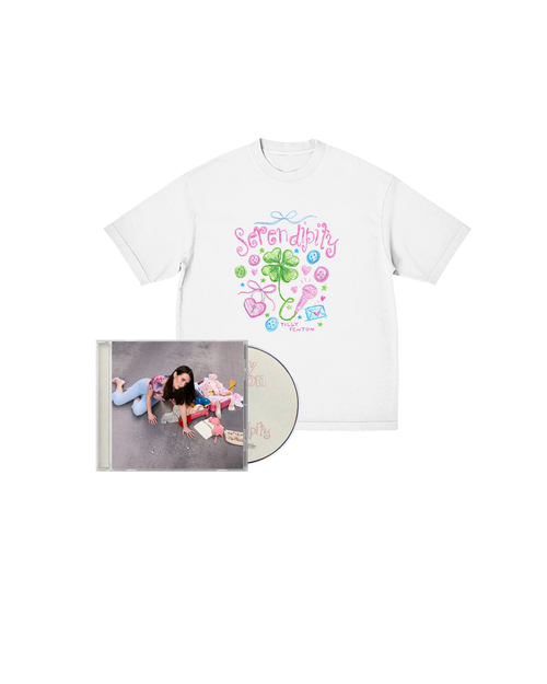 Tilly Fenton // 'Serendipity' CD & White T-Shirt *PRE-ORDER*